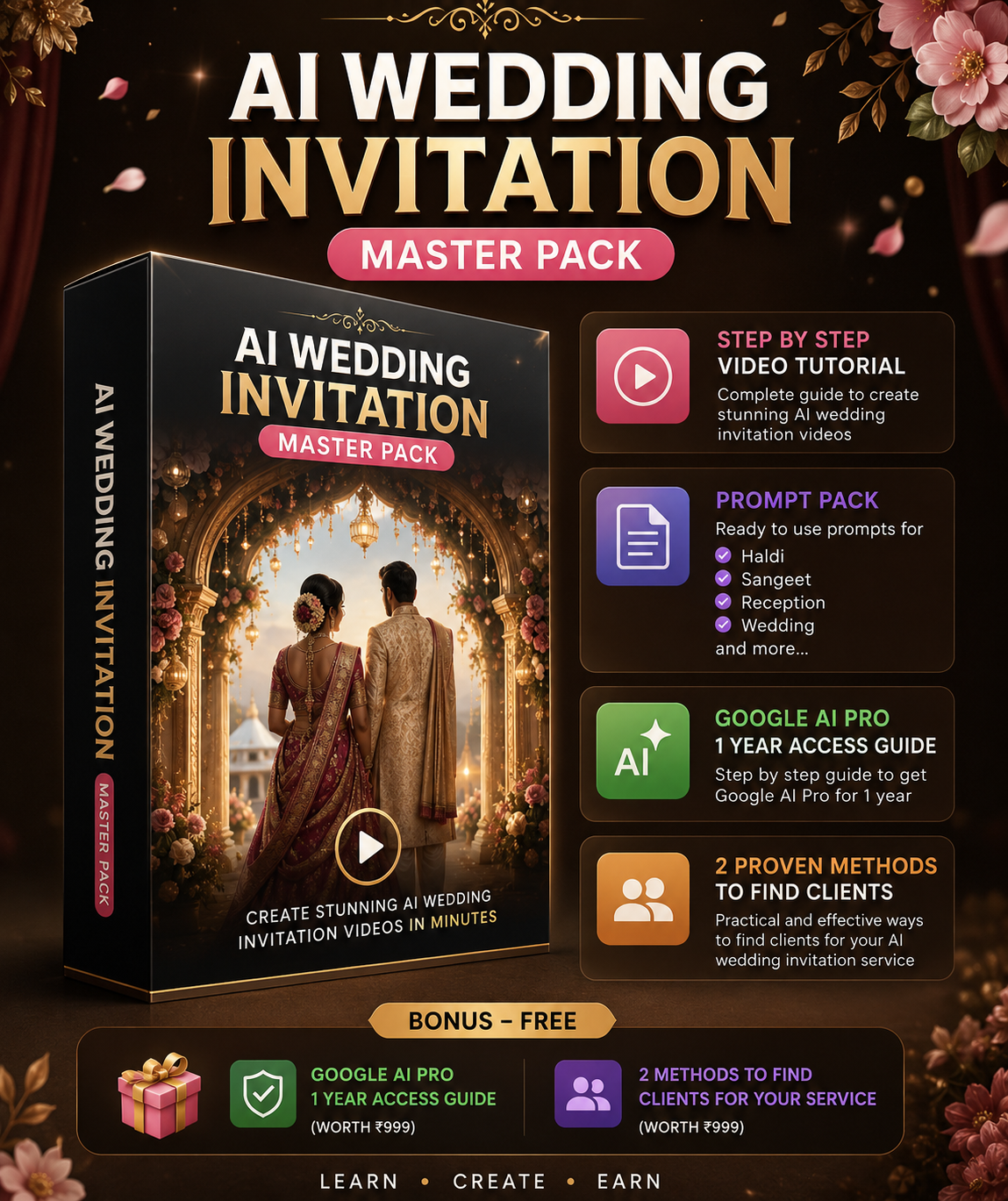 AI wedding invitation videos course